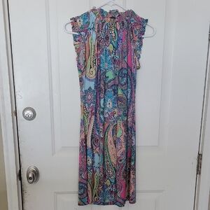 Tommy Hilfiger Paisley Sleeveless Dress